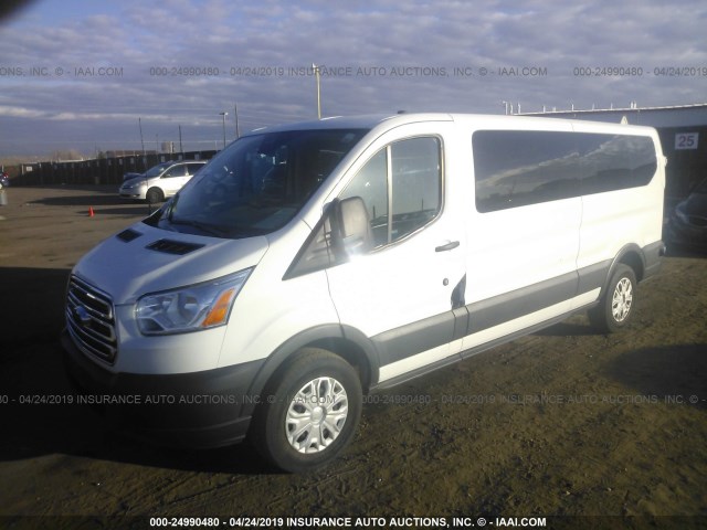 1FBZX2YM3HKA37361 - 2017 FORD TRANSIT T-350 WHITE photo 2