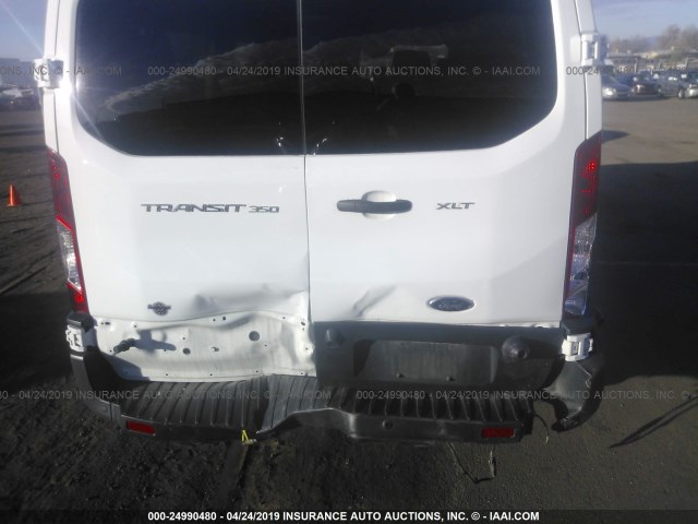 1FBZX2YM3HKA37361 - 2017 FORD TRANSIT T-350 WHITE photo 6