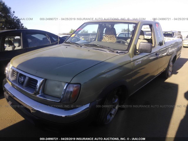 1N6DD26S2WC329149 - 1998 NISSAN FRONTIER KING CAB XE/KING CAB SE GREEN photo 2