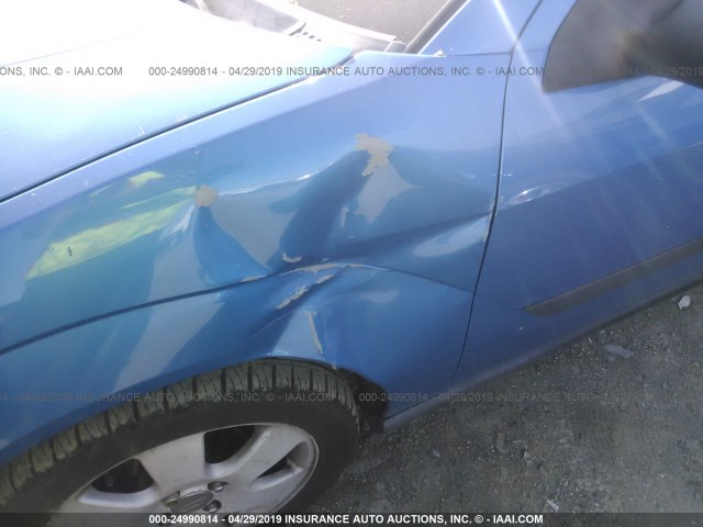 3FAFP31342R167292 - 2002 FORD FOCUS ZX3 BLUE photo 6