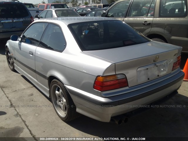 WBSBG9331XEY83840 - 1999 BMW M3 SILVER photo 3