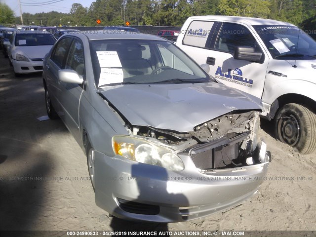 1NXBR32E64Z296158 - 2004 TOYOTA COROLLA CE/LE/S SILVER photo 1