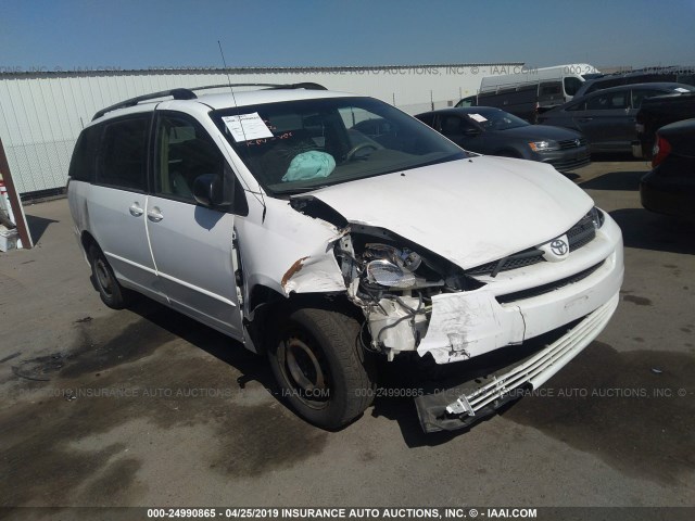 5TDZA23CX4S085258 - 2004 TOYOTA SIENNA CE/LE WHITE photo 1