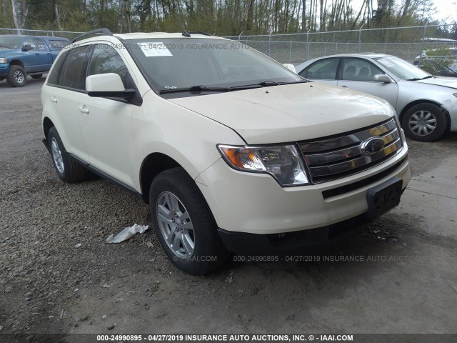 2FMDK48C18BA73966 - 2008 FORD EDGE SEL CREAM photo 1