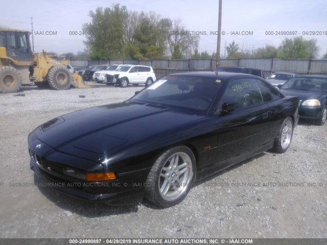 WBAEG2315NCB74279 - 1992 BMW 850 I AUTOMATIC BLACK photo 2