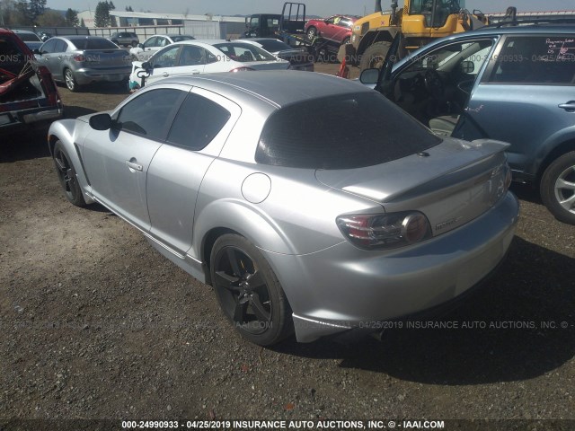 JM1FE17N850158516 - 2005 MAZDA RX8 SILVER photo 3