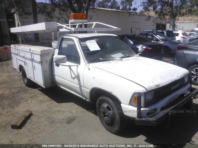 JT5VN94T3L0013793 - 1990 TOYOTA PICKUP CAB CHASSIS SUPER LONG WB WHITE photo 1