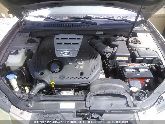 5NPEU46F37H223806 - 2007 HYUNDAI SONATA SE/LIMITED GOLD photo 10