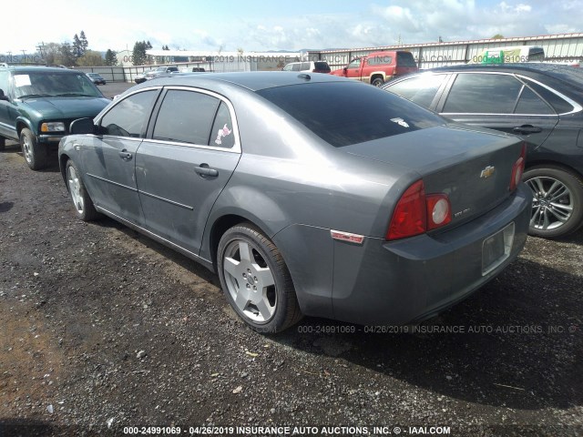 1G1ZJ577X84288188 - 2008 CHEVROLET MALIBU 2LT GRAY photo 3