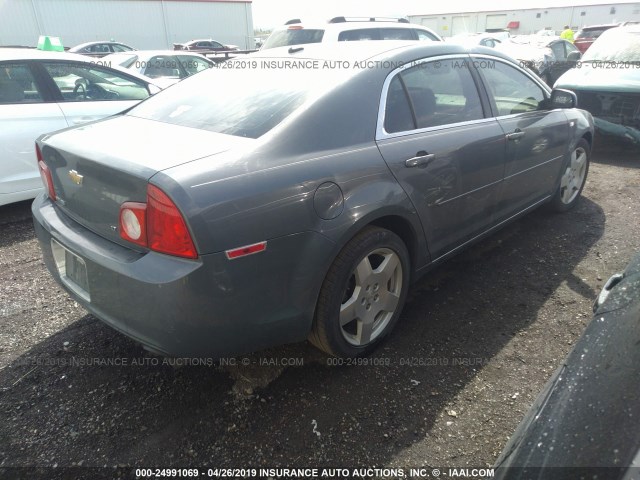 1G1ZJ577X84288188 - 2008 CHEVROLET MALIBU 2LT GRAY photo 4