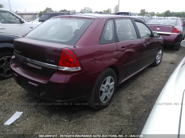 1G1ZT68N77F205929 - 2007 CHEVROLET MALIBU MAXX LT RED photo 4