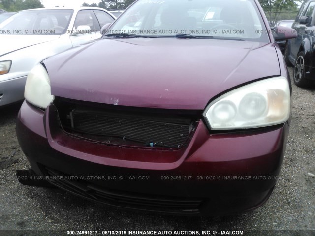 1G1ZT68N77F205929 - 2007 CHEVROLET MALIBU MAXX LT RED photo 6