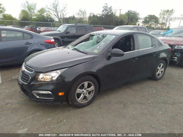 1G1PE5SB6G7187847 - 2016 CHEVROLET CRUZE LIMITED LT BLACK photo 2