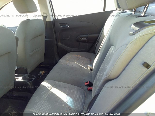 1G1JA5SH0C4188428 - 2012 CHEVROLET SONIC LS WHITE photo 8