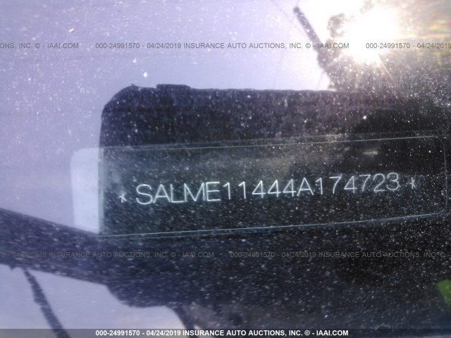SALME11444A174723 - 2004 LAND ROVER RANGE ROVER HSE SILVER photo 9