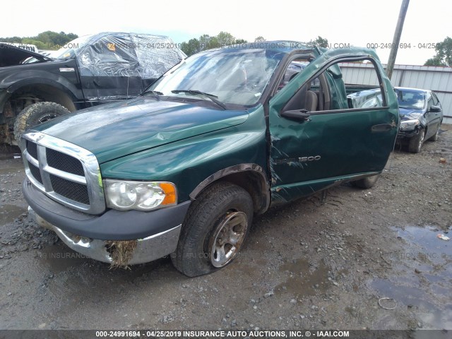 1D7HA16K83J629847 - 2003 DODGE RAM 1500 ST GREEN photo 2