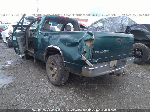 1D7HA16K83J629847 - 2003 DODGE RAM 1500 ST GREEN photo 3