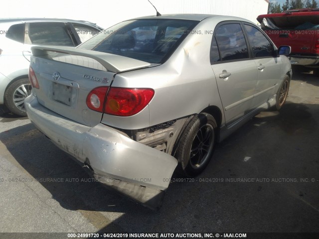 1NXBR32E23Z146398 - 2003 TOYOTA COROLLA CE/LE/S SILVER photo 4