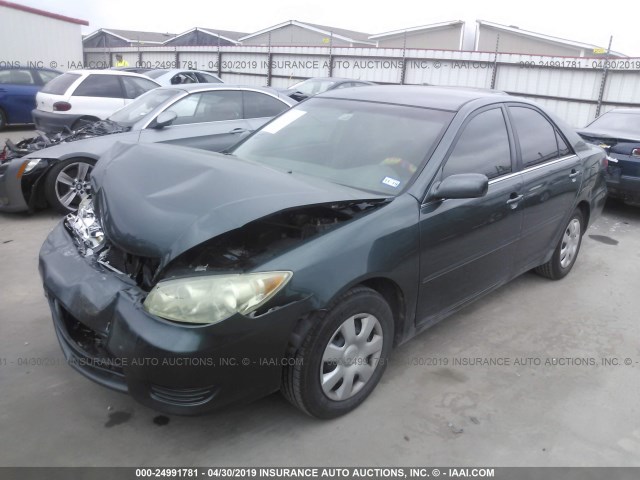 4T1BE32K16U137682 - 2006 TOYOTA CAMRY LE/XLE/SE GREEN photo 2