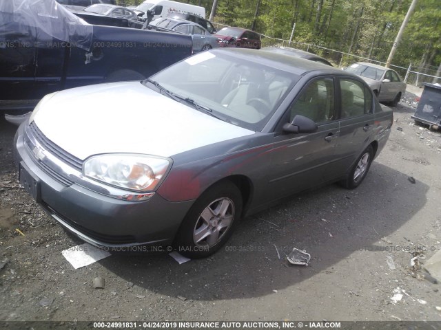 1G1ZT52854F117924 - 2004 CHEVROLET MALIBU LS BLACK photo 2