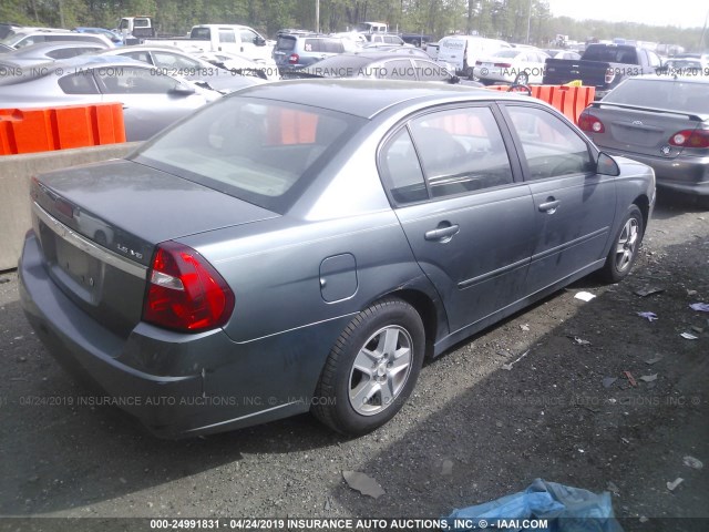 1G1ZT52854F117924 - 2004 CHEVROLET MALIBU LS BLACK photo 4