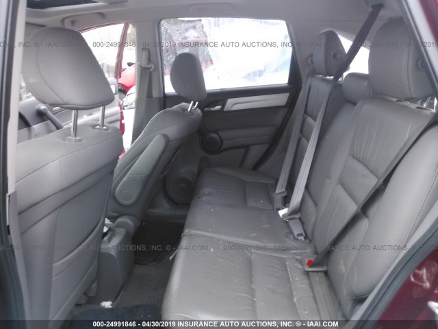 JHLRE4H72BC006601 - 2011 HONDA CR-V EXL RED photo 8