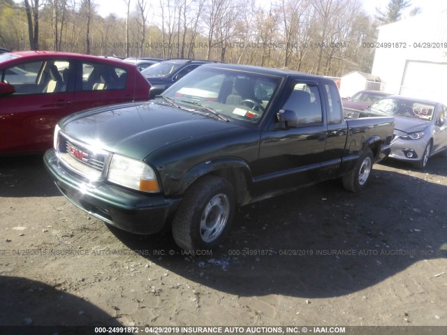 1GTCS19H138267787 - 2003 GMC SONOMA GREEN photo 2