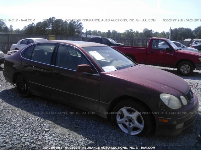 JT8BD68S0W0005308 - 1998 LEXUS GS 300 BURGUNDY photo 1