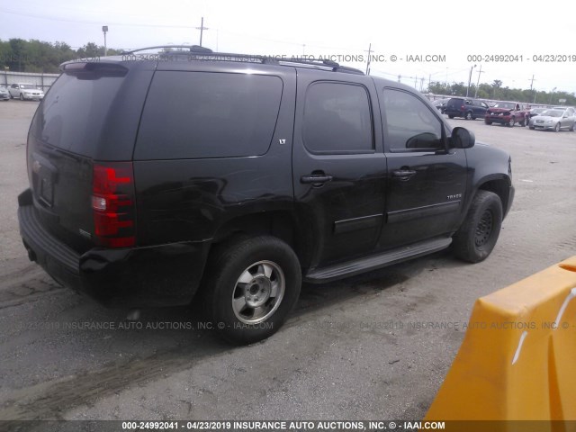 1GNSKBE03BR322709 - 2011 CHEVROLET TAHOE K1500 LT BLACK photo 4