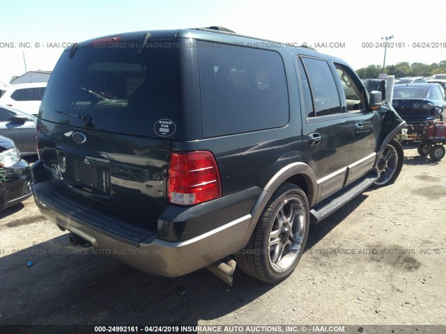 1FMRU17W53LB53824 - 2003 FORD EXPEDITION EDDIE BAUER GREEN photo 4