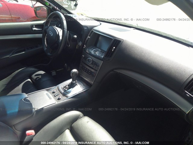 JN1CV6AR9DM757687 - 2013 INFINITI G37 GRAY photo 5