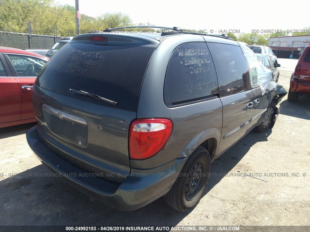 1C4GP45R44B570652 - 2004 CHRYSLER TOWN & COUNTRY  GREEN photo 4