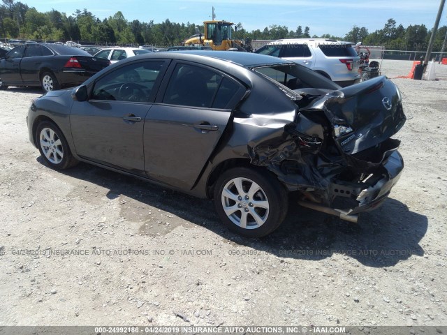 JM1BL1VF6B1474342 - 2011 MAZDA 3 I BLACK photo 3