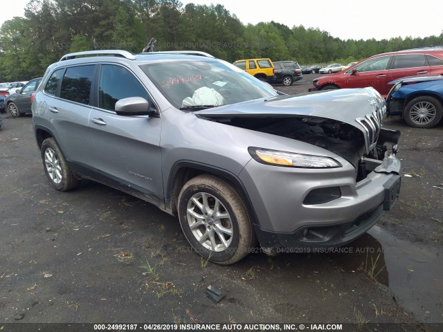 1C4PJLCB4HW502674 - 2017 JEEP CHEROKEE LATITUDE GRAY photo 1