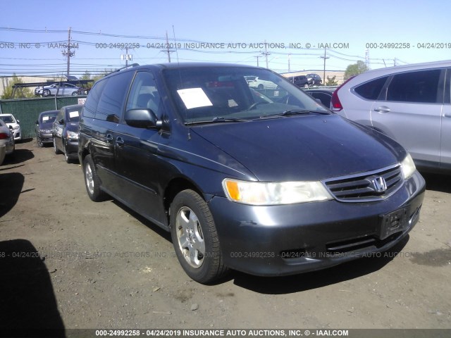 5FNRL189X3B138707 - 2003 HONDA ODYSSEY EXL BLUE photo 1