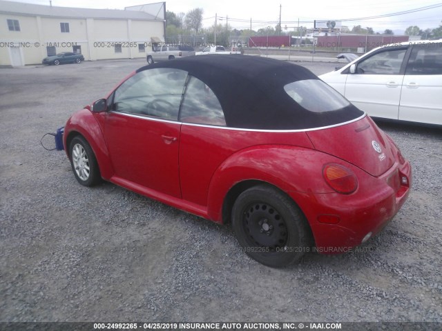 3VWCM21YX4M305457 - 2004 VOLKSWAGEN NEW BEETLE Rot Foto 3