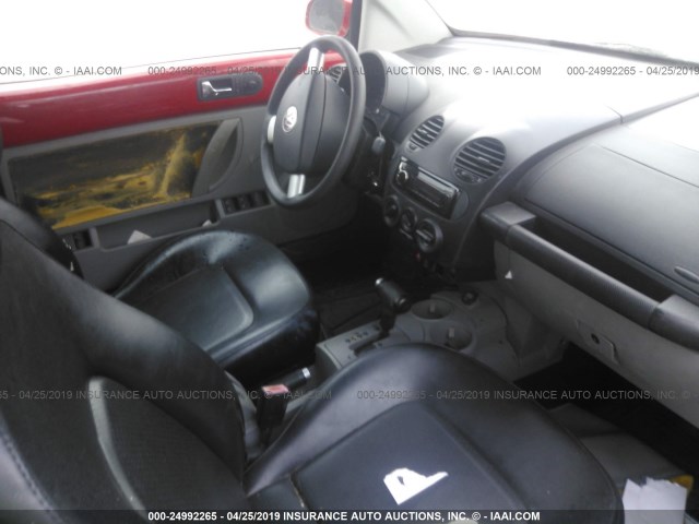 3VWCM21YX4M305457 - 2004 VOLKSWAGEN NEW BEETLE Rot Foto 5
