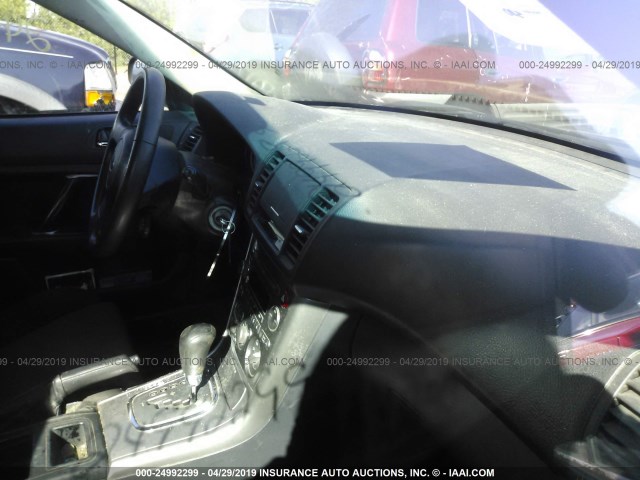 4S3BL616457217068 - 2005 SUBARU LEGACY 2.5I BLACK photo 5