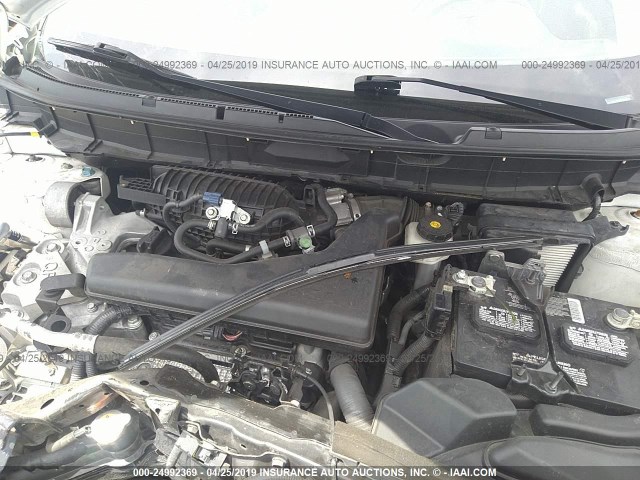 5N1AT2MT3FC914242 - 2015 NISSAN ROGUE S/SL/SV WHITE photo 10