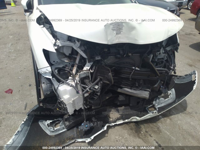 5N1AT2MT3FC914242 - 2015 NISSAN ROGUE S/SL/SV WHITE photo 6