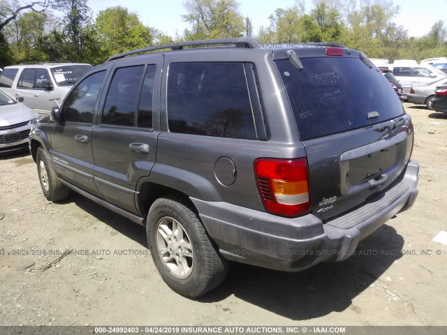 1J4GW48S04C171839 - 2004 JEEP GRAND CHEROKEE LAREDO/COLUMBIA/FREEDOM 灰色 照片 3