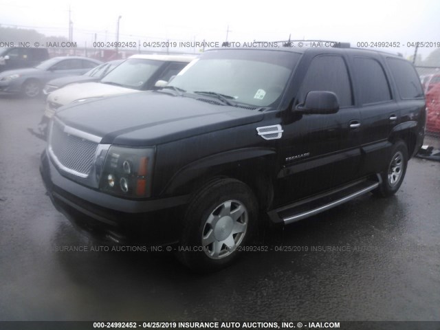 1GYEC63T74R137079 - 2004 CADILLAC ESCALADE BLACK photo 2