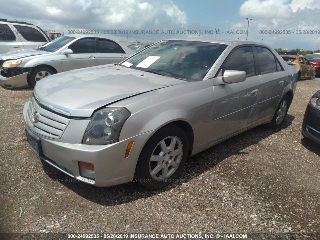 1G6DP567150107776 - 2005 CADILLAC CTS HI FEATURE V6 SILVER photo 2