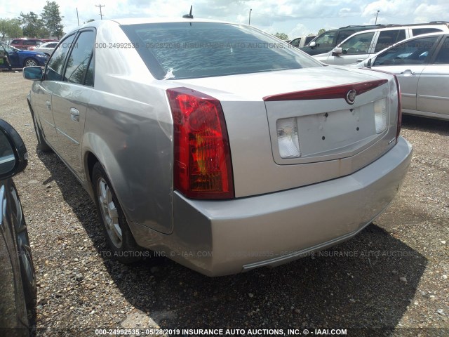 1G6DP567150107776 - 2005 CADILLAC CTS HI FEATURE V6 SILVER photo 3