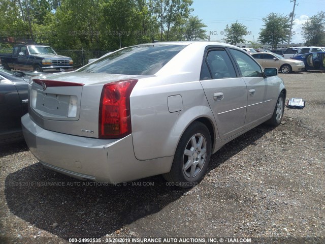 1G6DP567150107776 - 2005 CADILLAC CTS HI FEATURE V6 SILVER photo 4