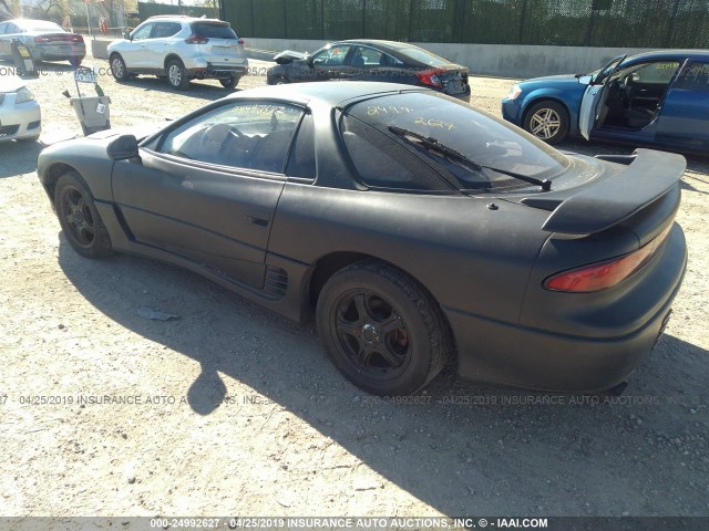 JA3XD64B7NY037457 - 1992 MITSUBISHI 3000 GT SL BLACK photo 3