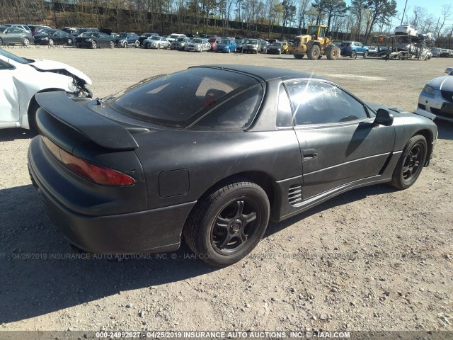 JA3XD64B7NY037457 - 1992 MITSUBISHI 3000 GT SL BLACK photo 4