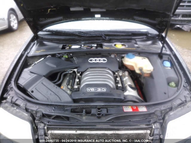 WAUJT68E53A357118 - 2003 AUDI A4 3.0 BLACK photo 10