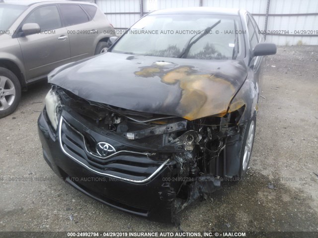 4T1BF3EK8AU092371 - 2010 TOYOTA CAMRY SE/LE/XLE BLACK photo 6