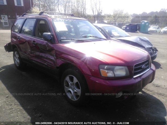 JF1SG65633H704595 - 2003 SUBARU FORESTER 2.5XS RED photo 1